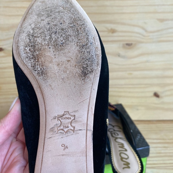 SAM EDELMAN Black Velvet Shoes - Picture 5 of 7